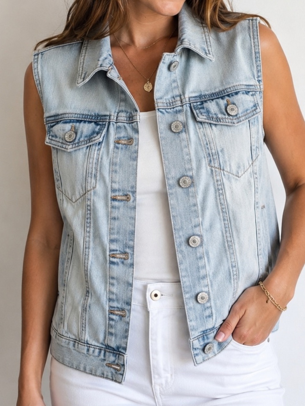 Mossimo Supply Co jean vest size S